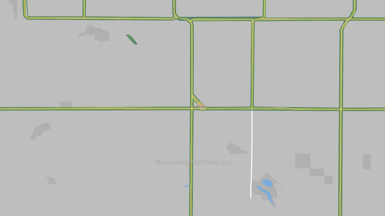 Boyd, MN Map of Noise Levels in Boyd