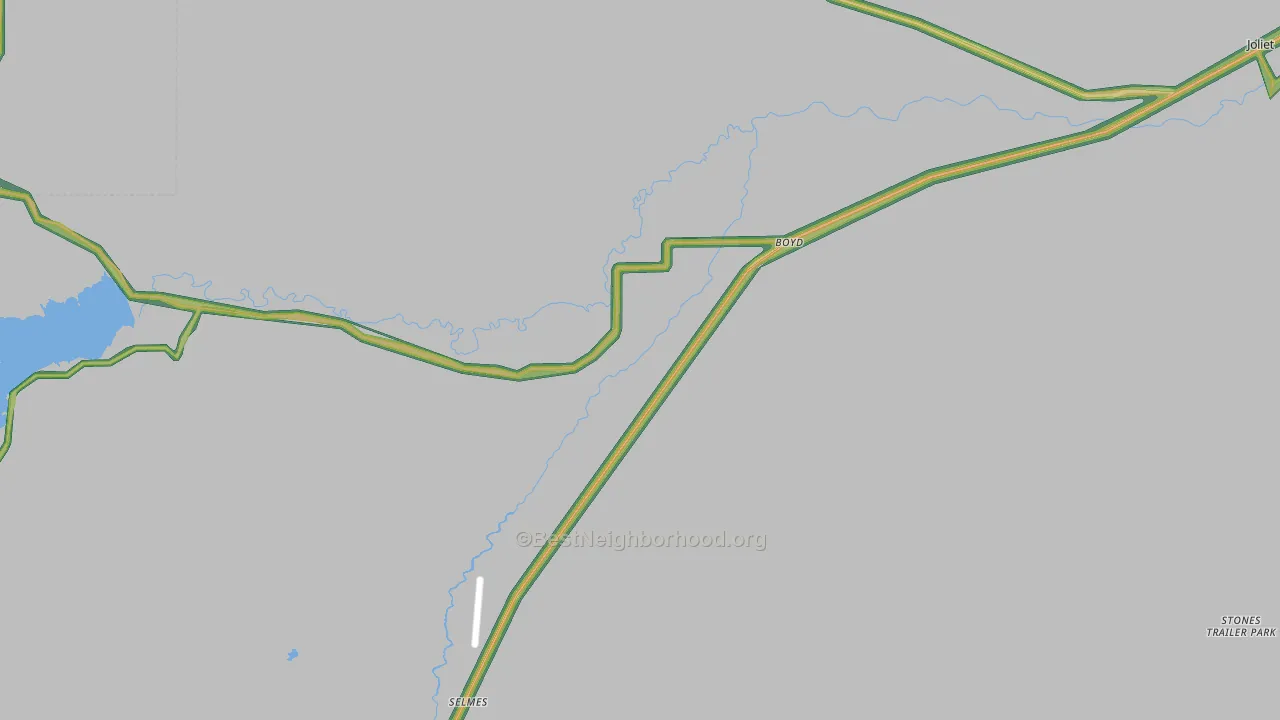 Boyd, MT Map of Noise Levels in Boyd