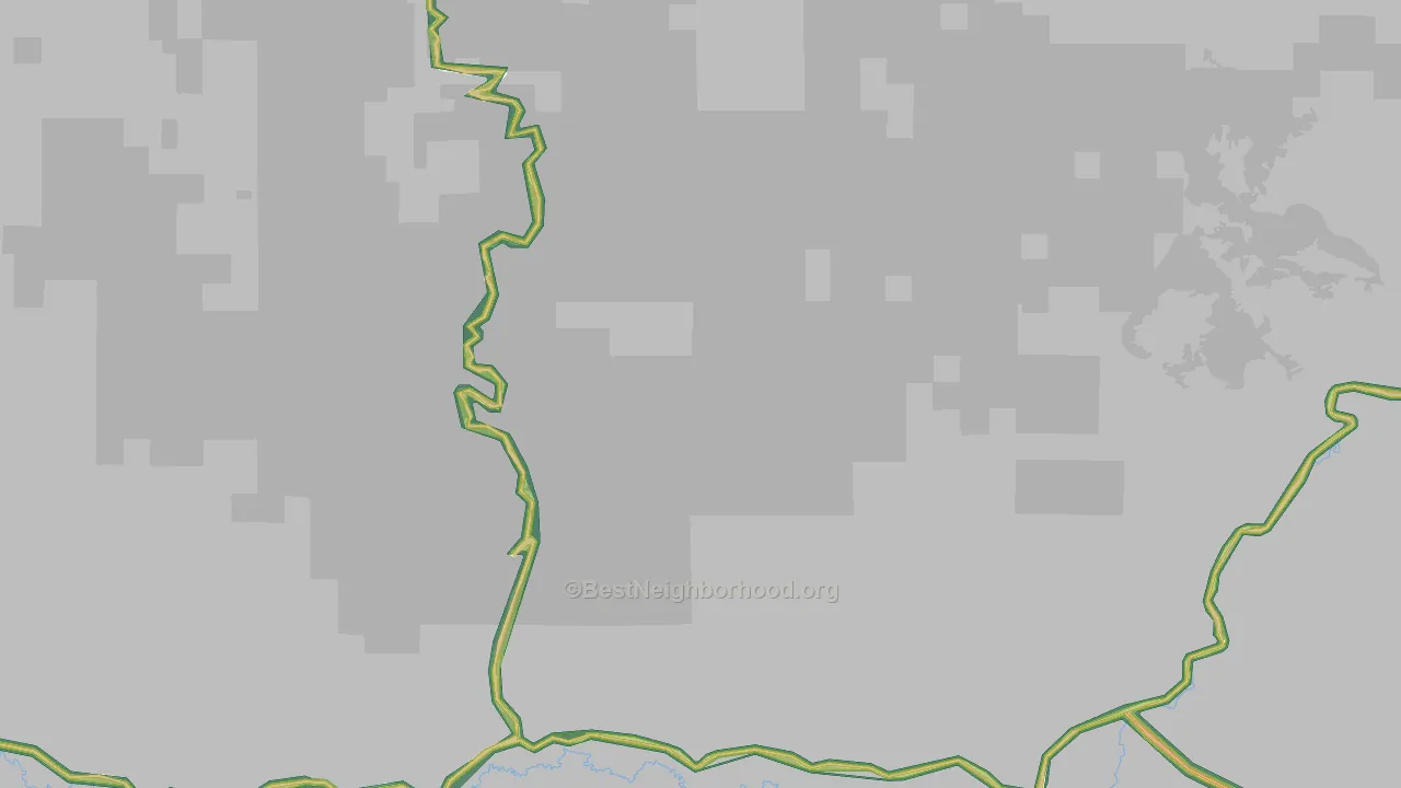 Bridgeport, OR Map of Noise Levels in Bridgeport