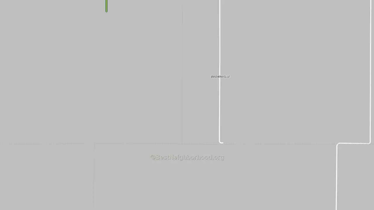 Brownville, KS Map of Noise Levels in Brownville