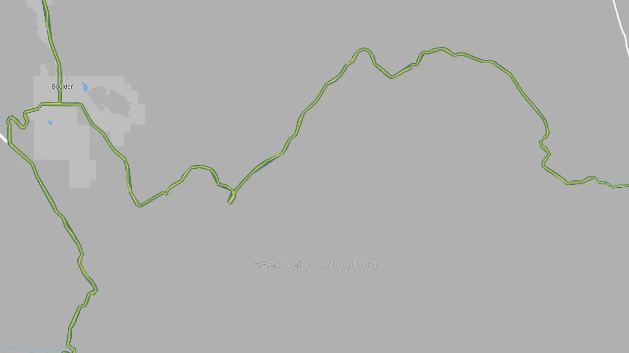 Bryce Canyon, UT Map of Noise Levels in Bryce Canyon