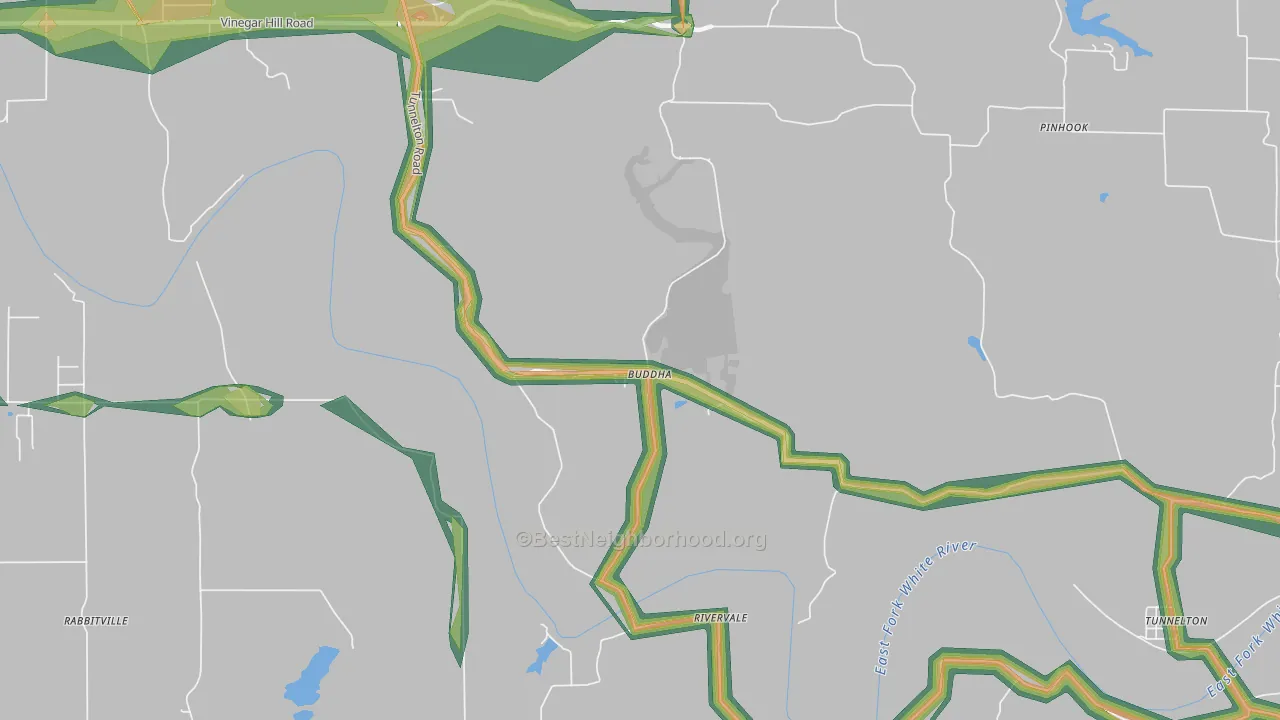 Buddha, IN Map of Noise Levels in Buddha