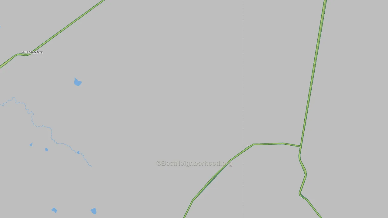 Bustamante, TX Map of Noise Levels in Bustamante
