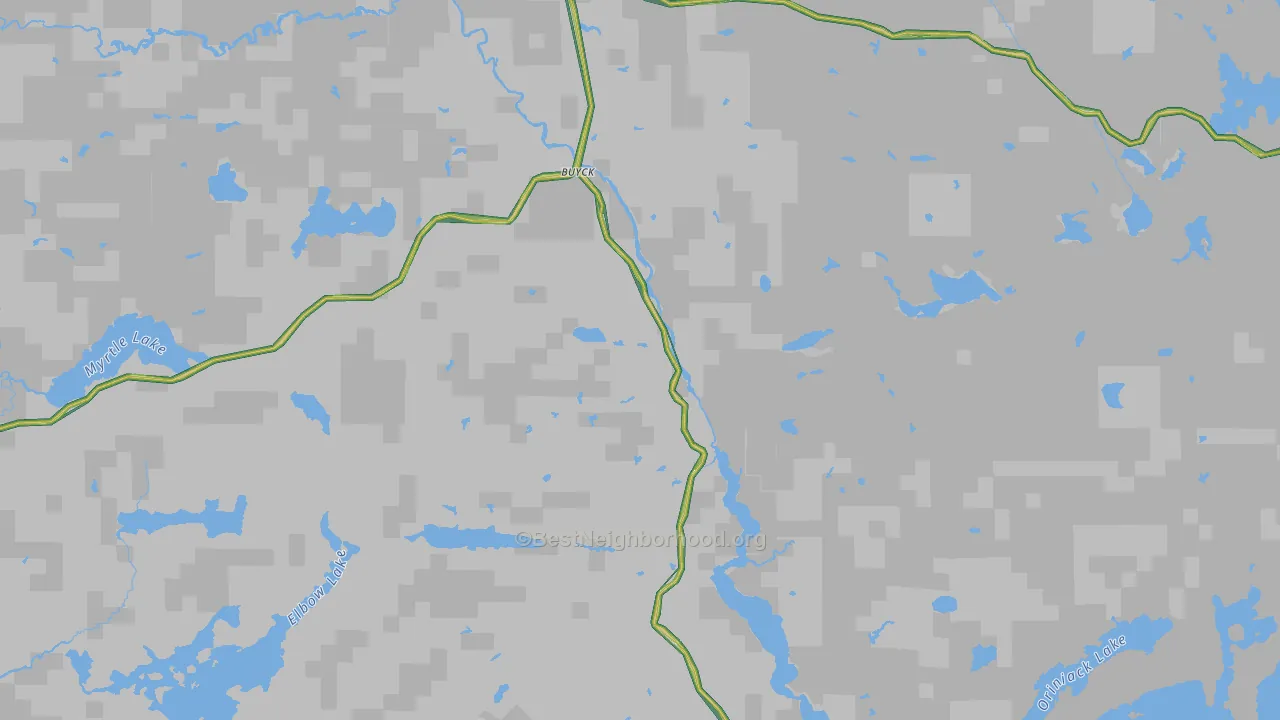 Buyck, MN Map of Noise Levels in Buyck