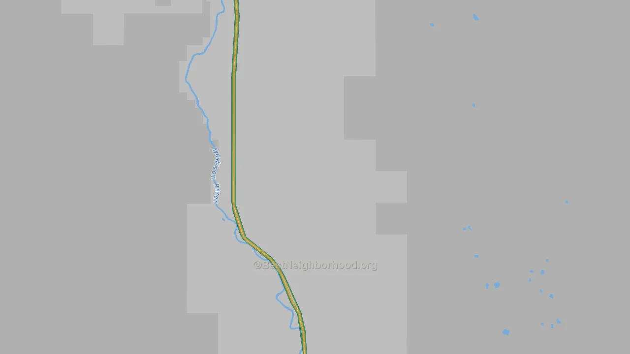 Cameron, MT Map of Noise Levels in Cameron