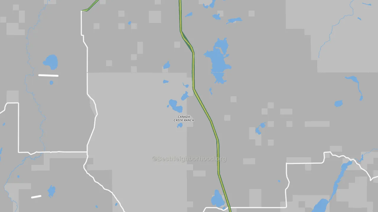 Canada Creek Ranch, MI Map of Noise Levels in Canada Creek Ranch