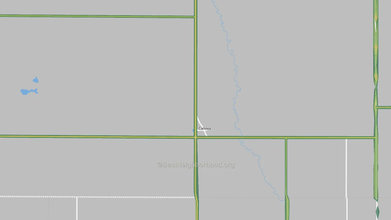 Canova, SD Map of Noise Levels in Canova