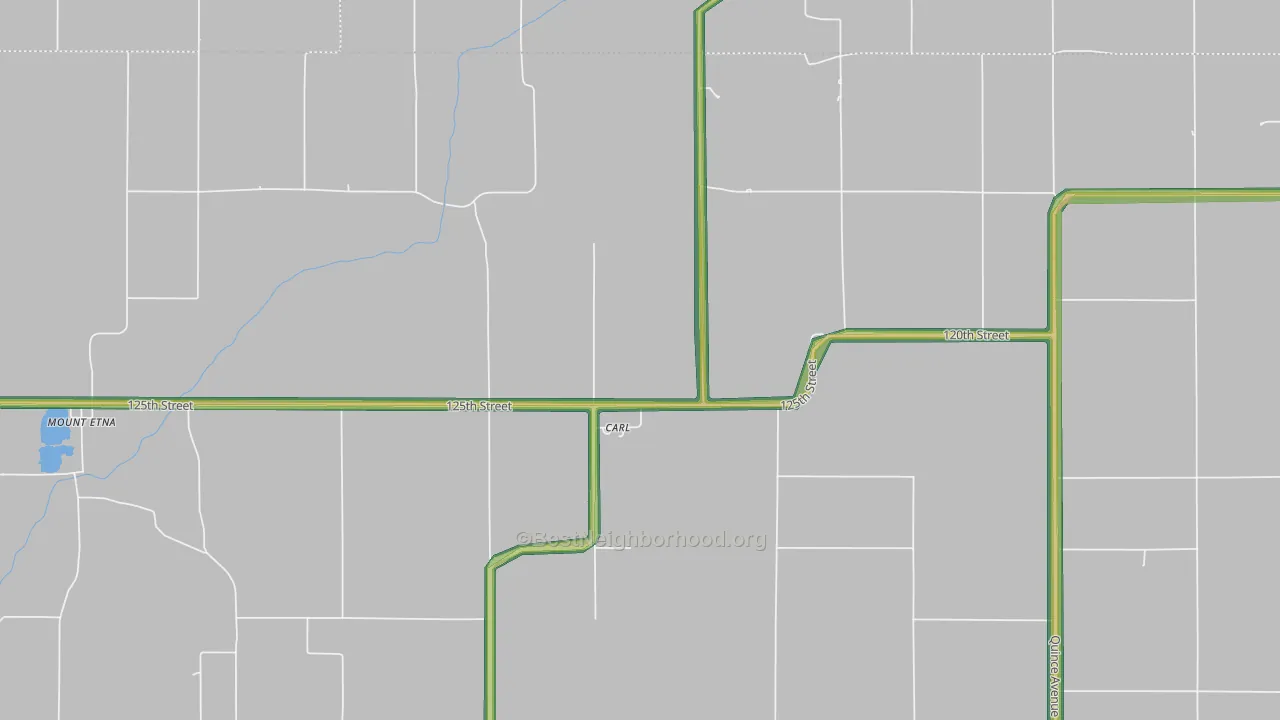 Carl, IA Map of Noise Levels in Carl