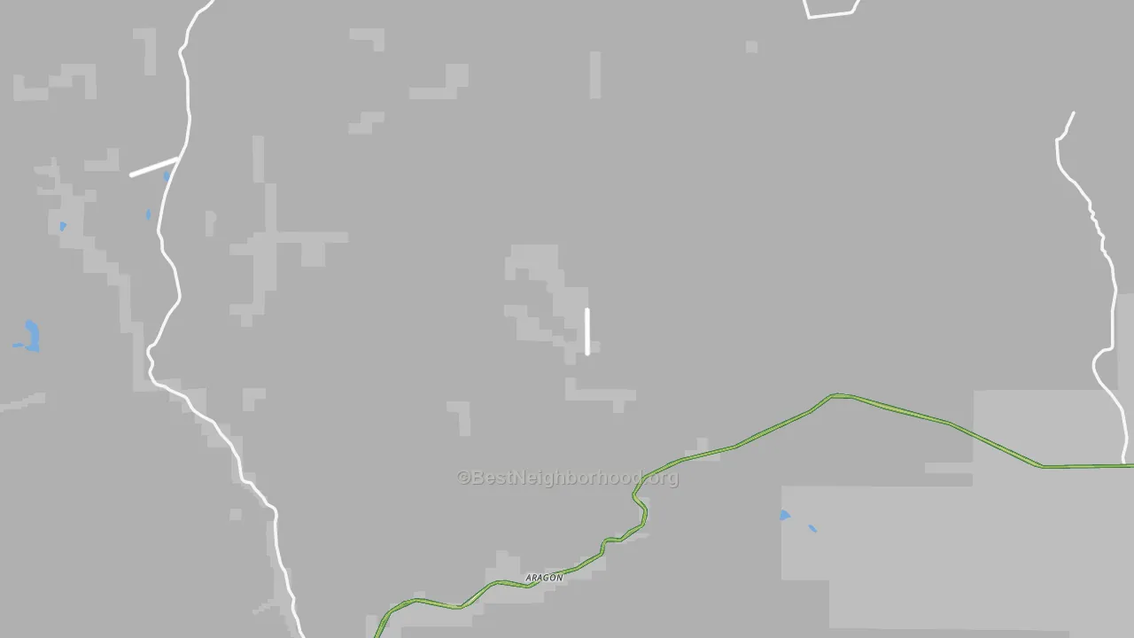 Catron County, NM Map of Noise Levels in Catron County