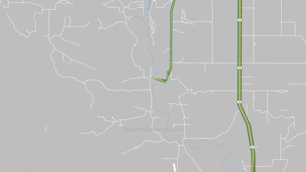 Central, ID Map of Noise Levels in Central