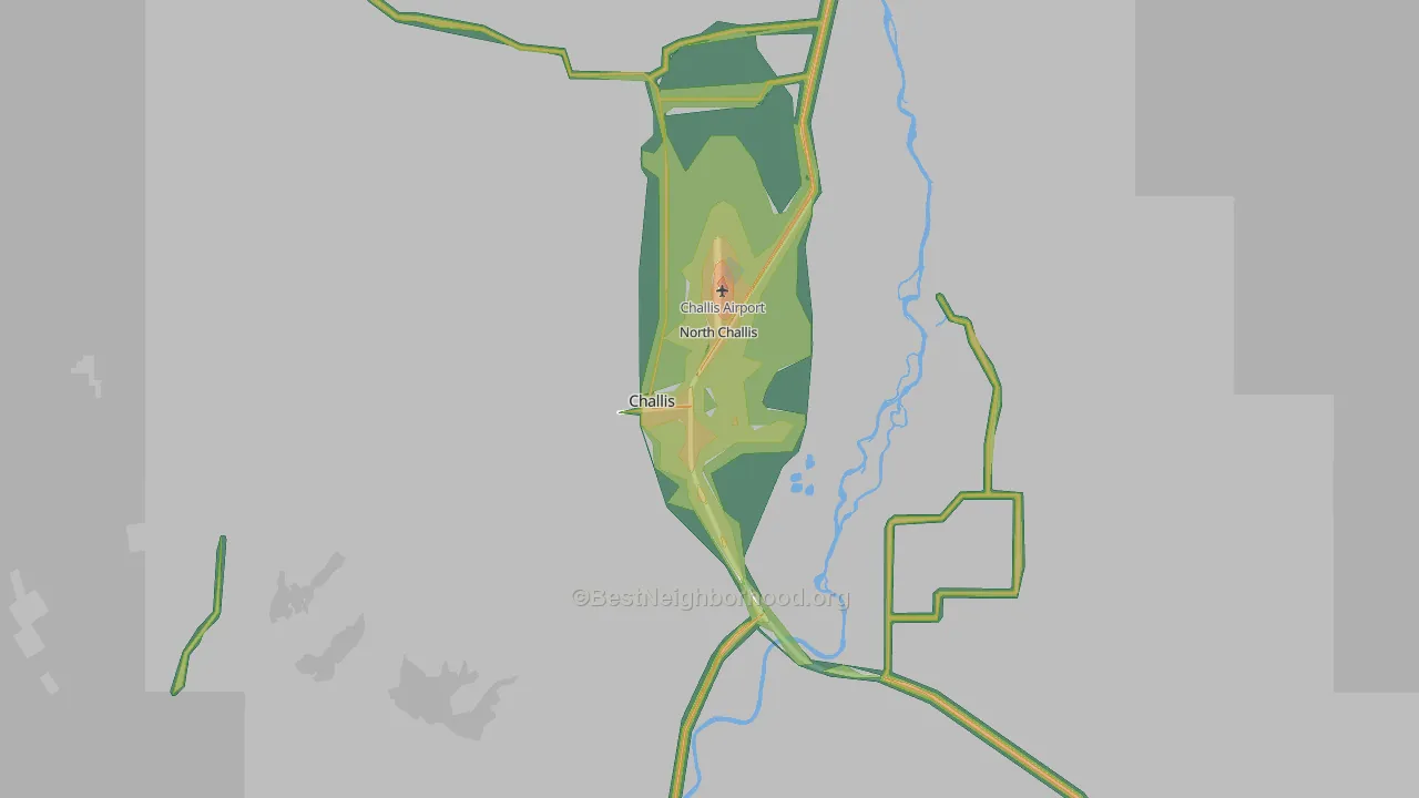 Challis, ID Map of Noise Levels in Challis