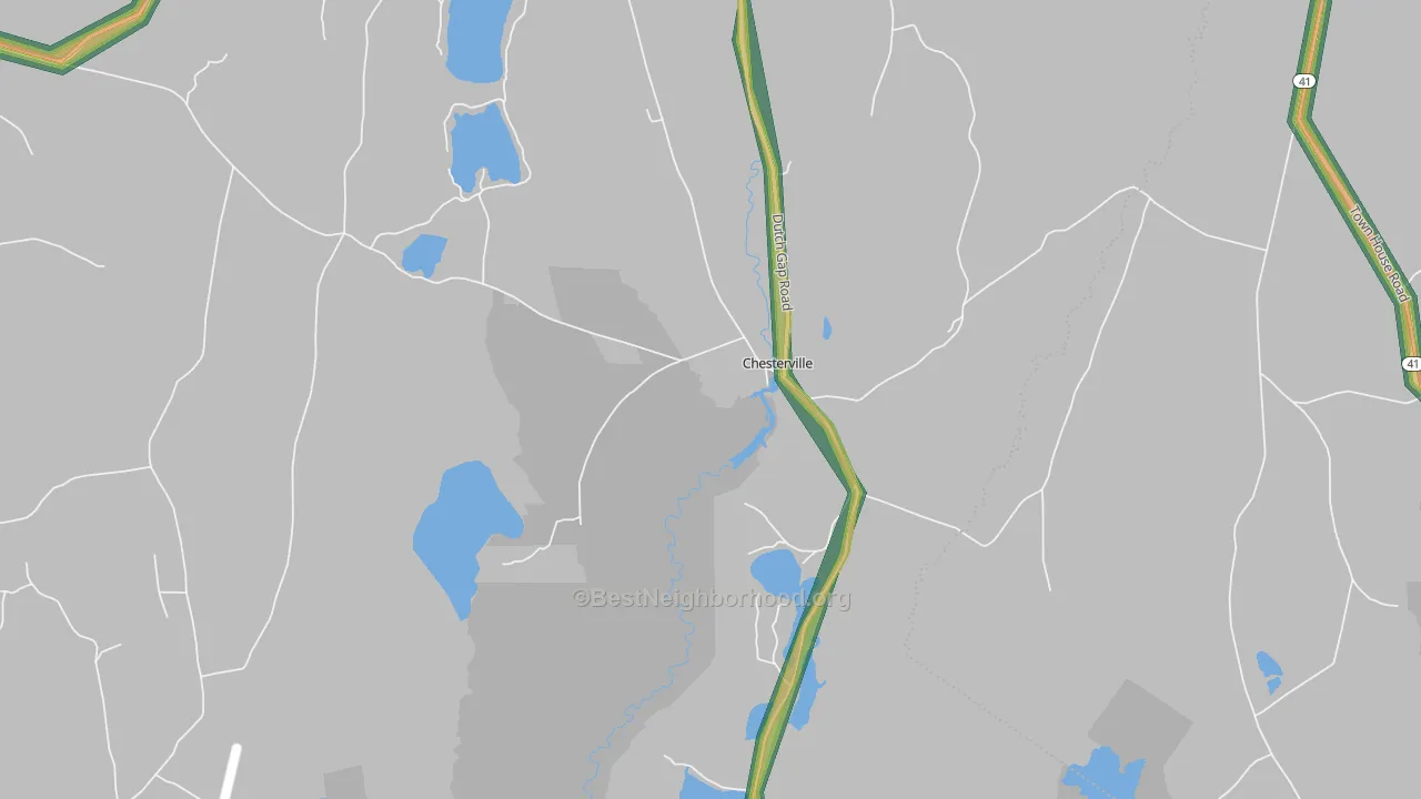 Chesterville, ME Map of Noise Levels in Chesterville
