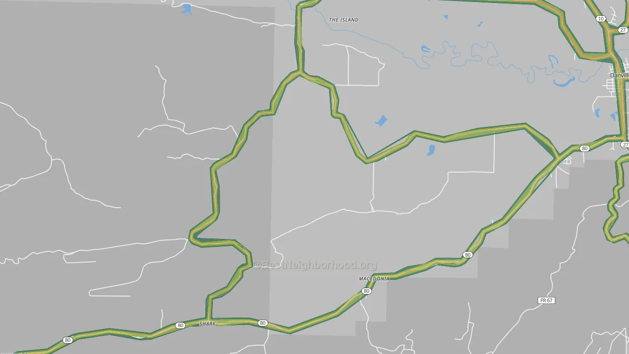 Chickalah, AR Map of Noise Levels in Chickalah