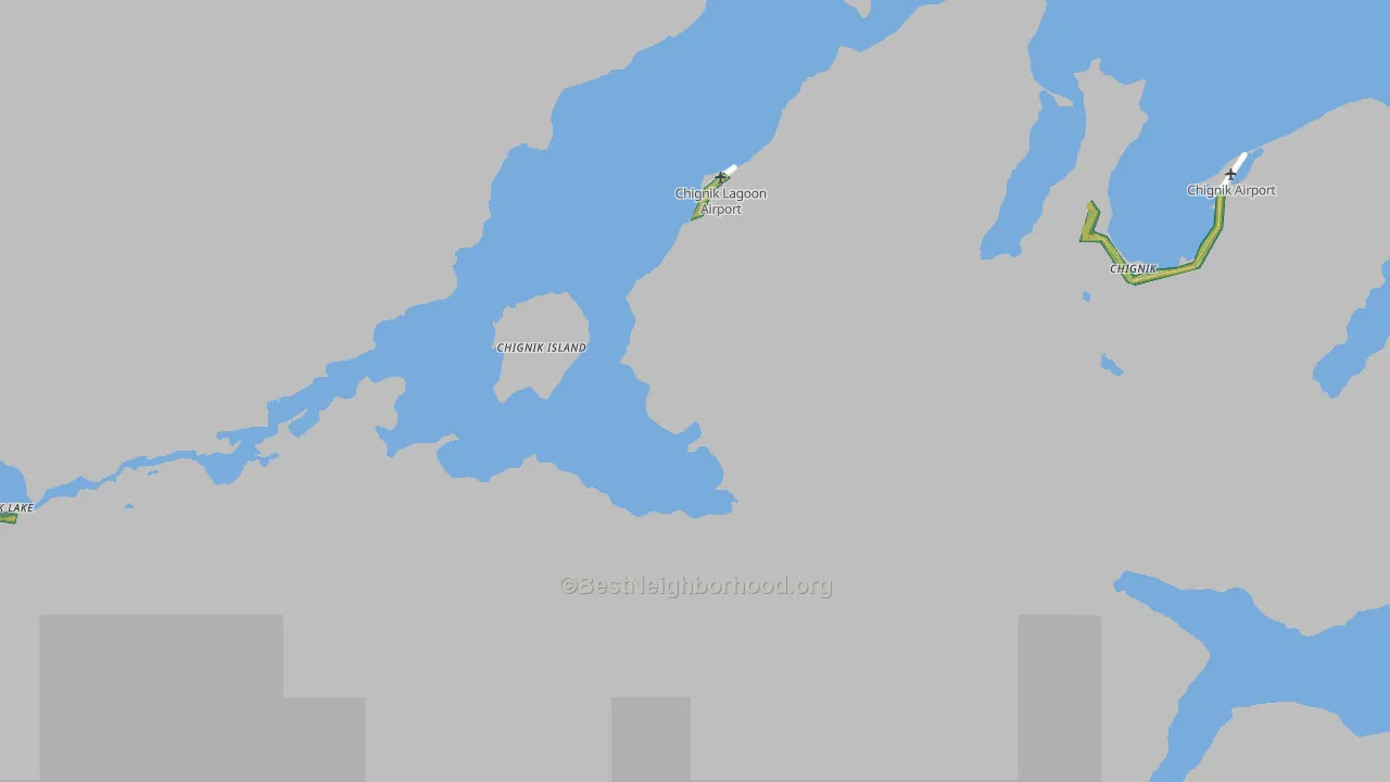 Chignik Lake, AK Map of Noise Levels in Chignik Lake