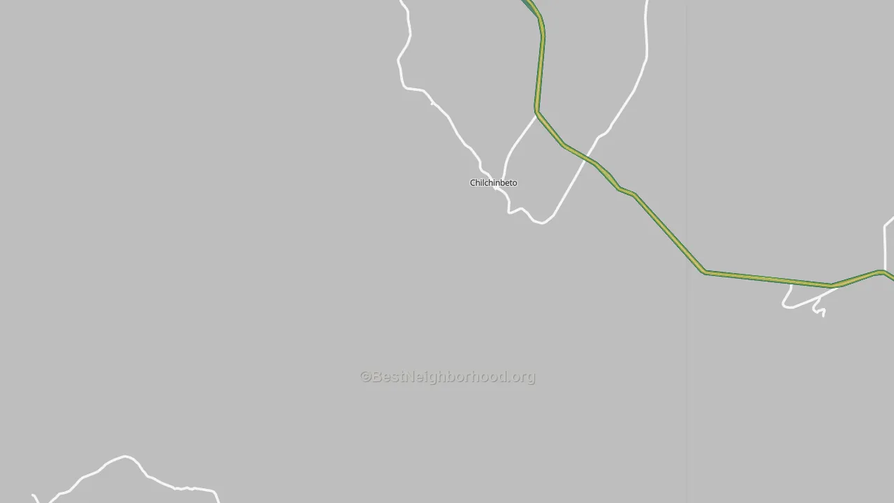 Chilchinbito, AZ Map of Noise Levels in Chilchinbito