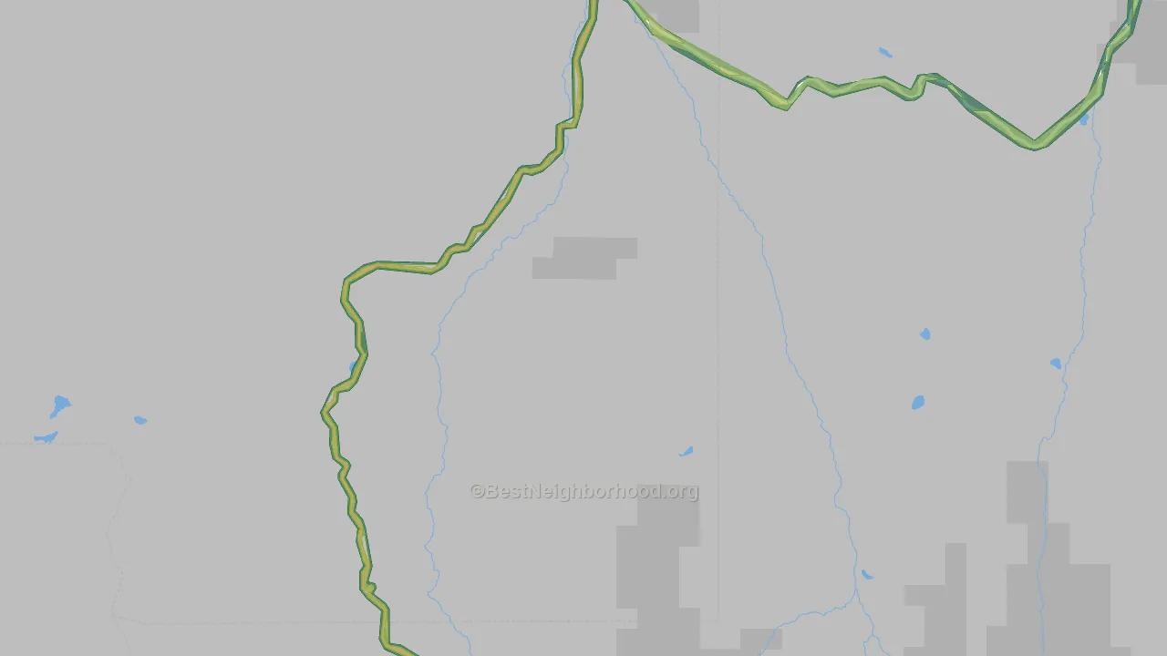 Cimarron, CO Map of Noise Levels in Cimarron