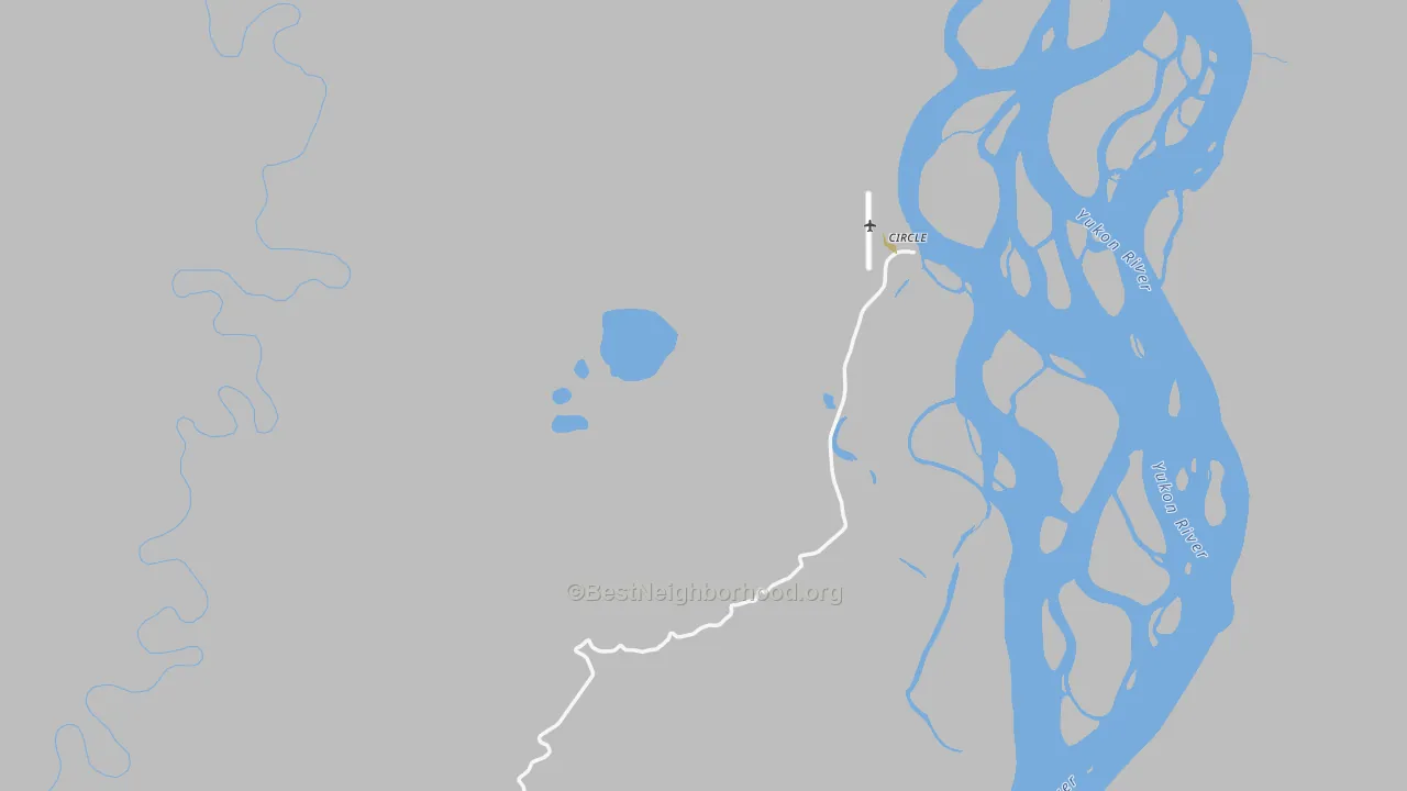 Circle, AK Map of Noise Levels in Circle