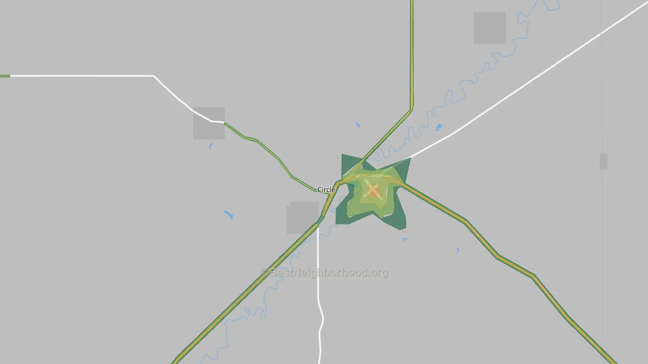 Circle, MT Map of Noise Levels in Circle