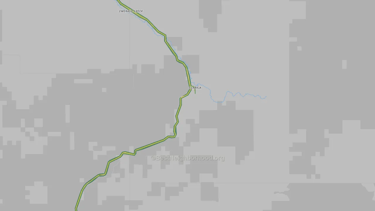 Clarkia, ID Map of Noise Levels in Clarkia