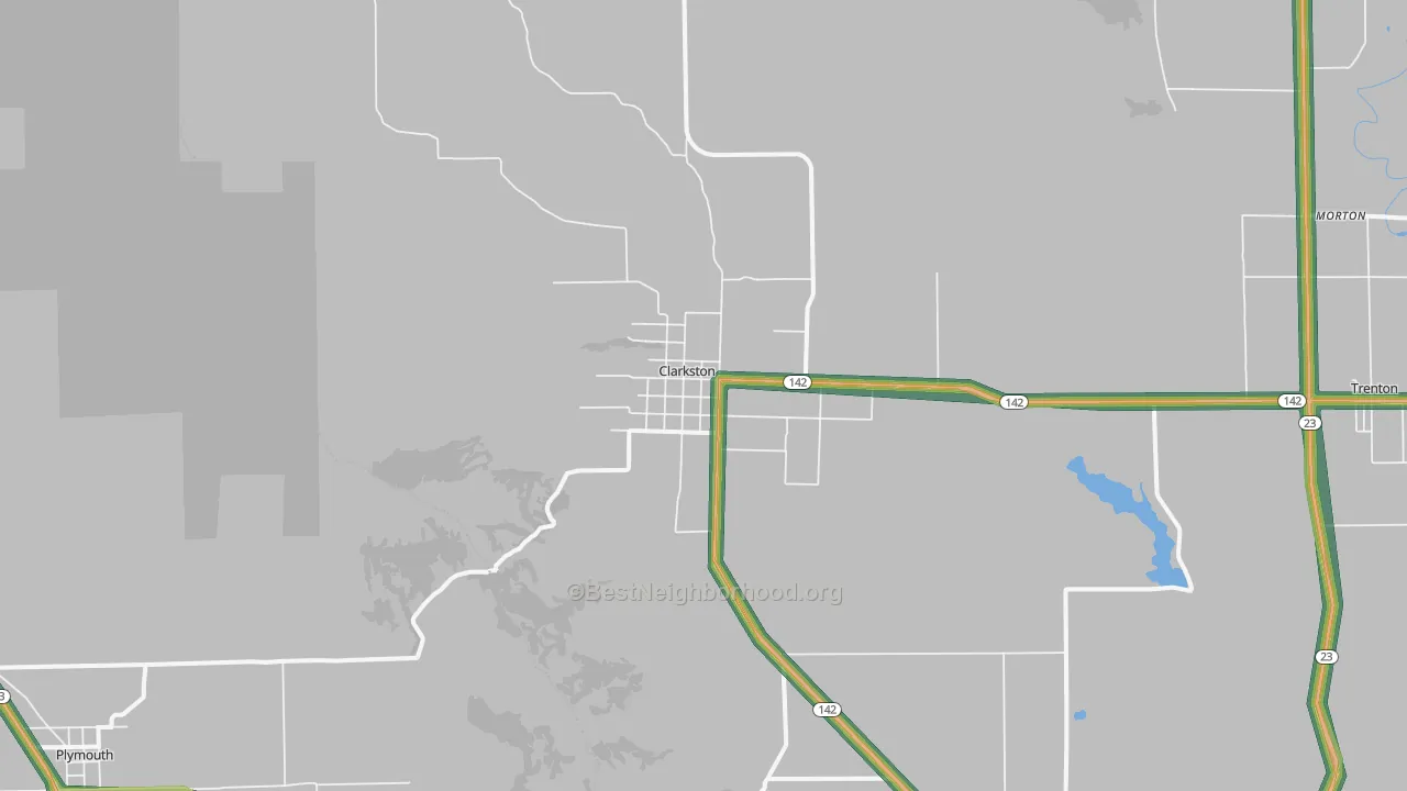 Clarkston, UT Map of Noise Levels in Clarkston