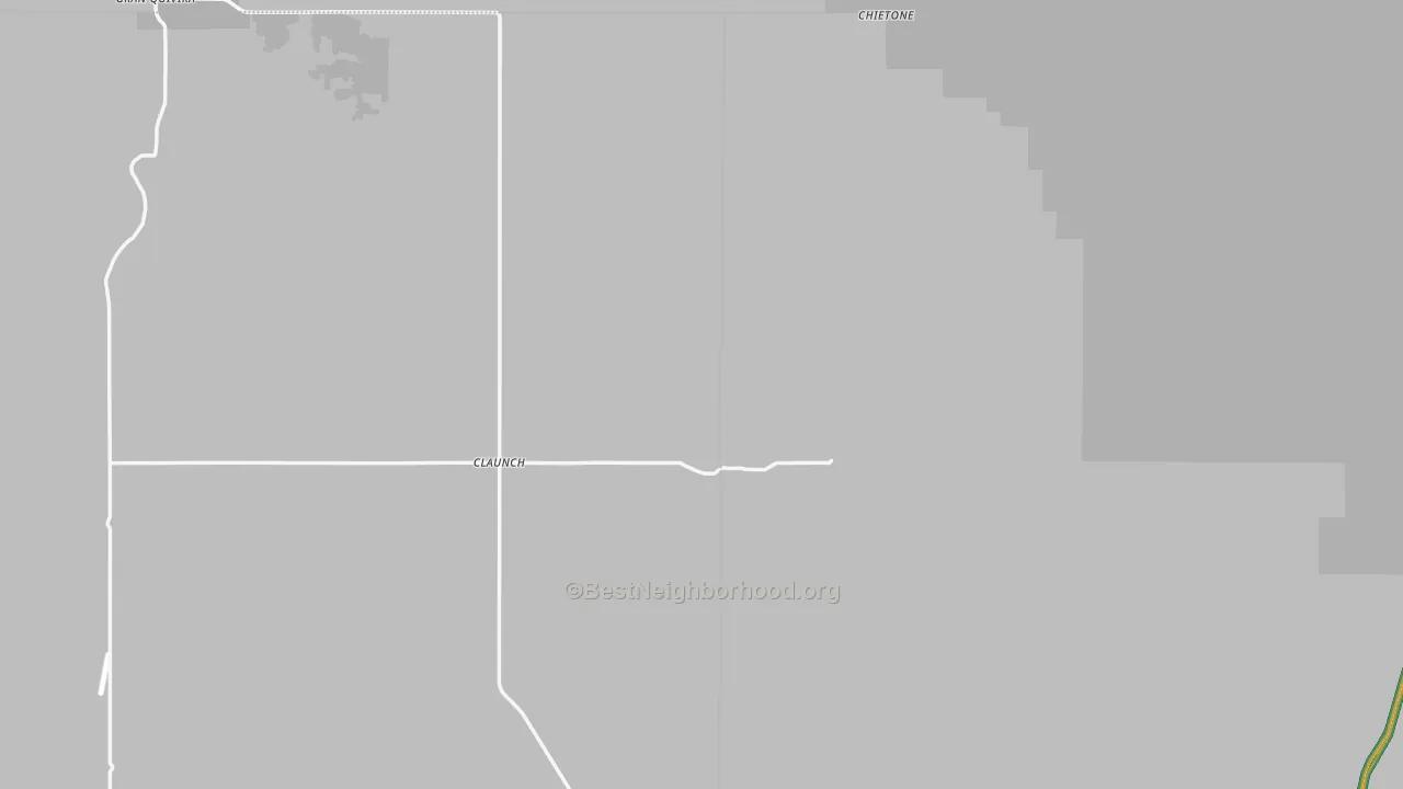 Claunch, NM Map of Noise Levels in Claunch