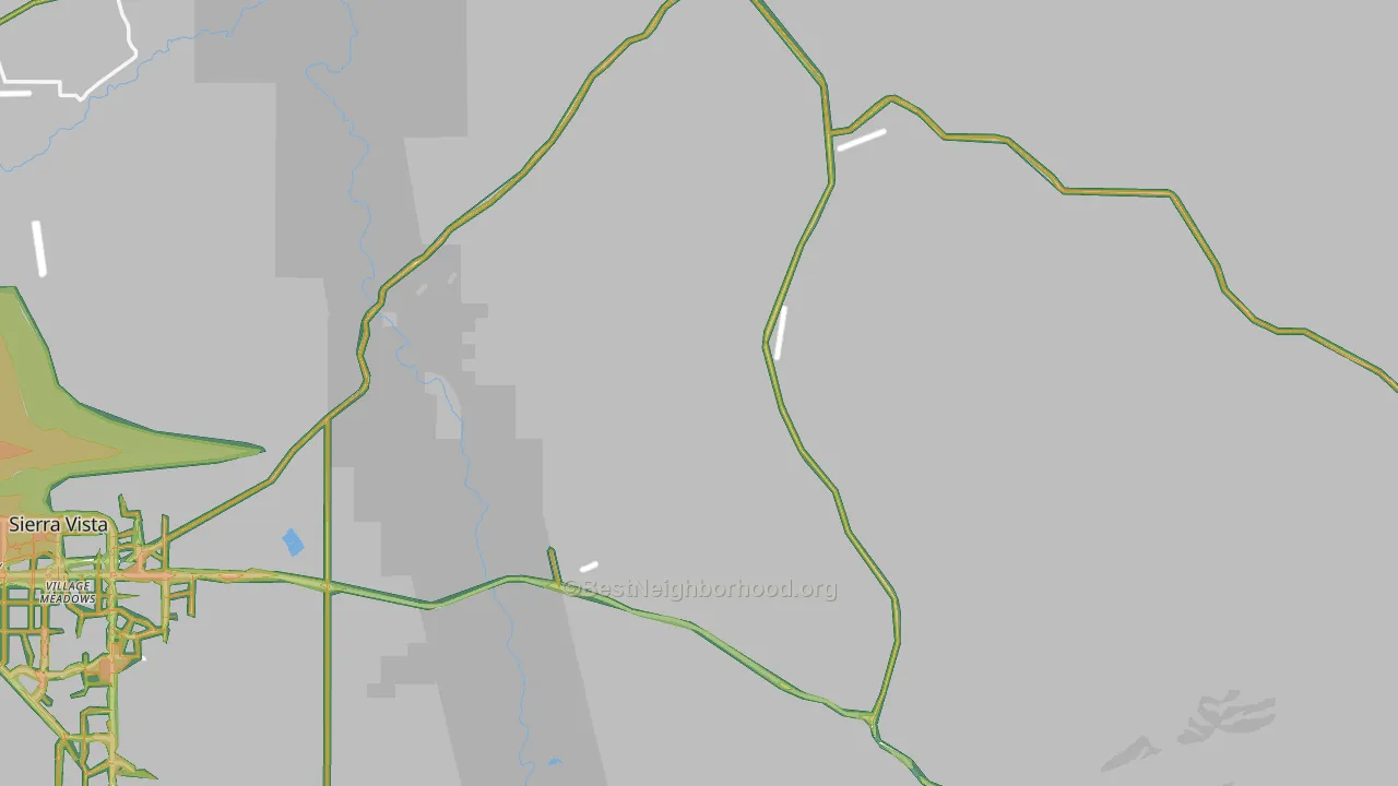 Cochise County, AZ Map of Noise Levels in Cochise County