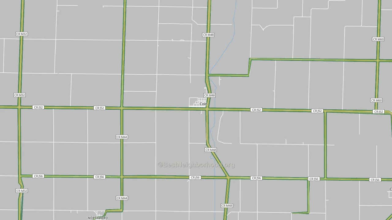 Coin, IA Map of Noise Levels in Coin