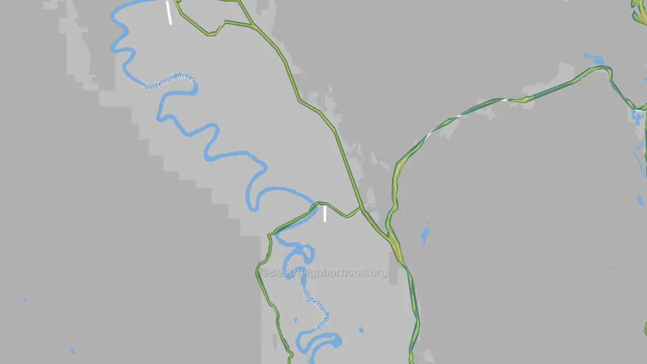 Copeland, ID Map of Noise Levels in Copeland