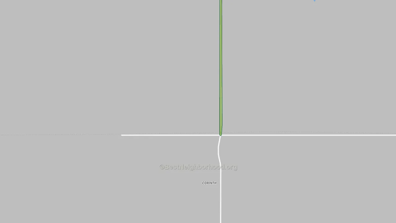 Corinth, ND Map of Noise Levels in Corinth