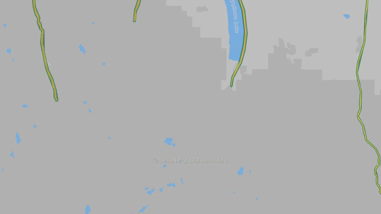 Cornucopia, OR Map of Noise Levels in Cornucopia