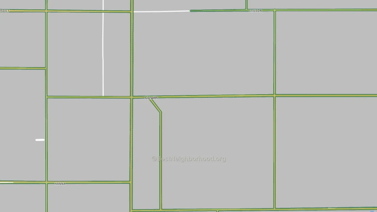 Corwith, IA Map of Noise Levels in Corwith