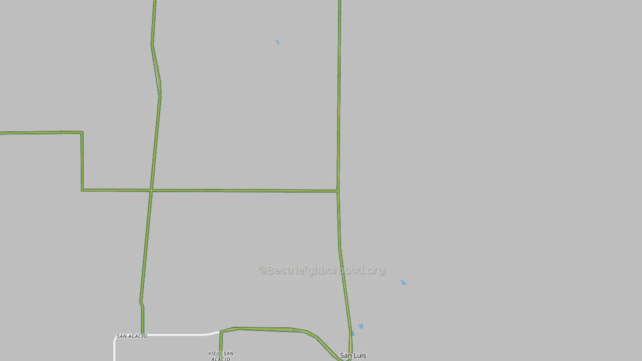 Costilla County, CO Map of Noise Levels in Costilla County