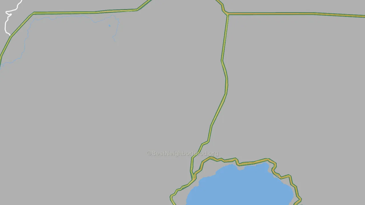 Crater Lake, OR Map of Noise Levels in Crater Lake