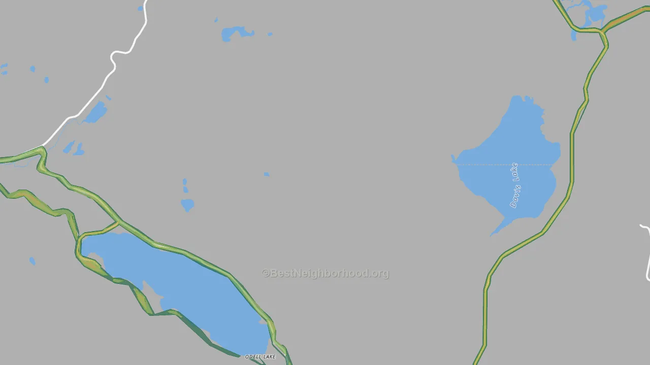 Crescent Lake Junction, OR Map of Noise Levels in Crescent Lake Junction