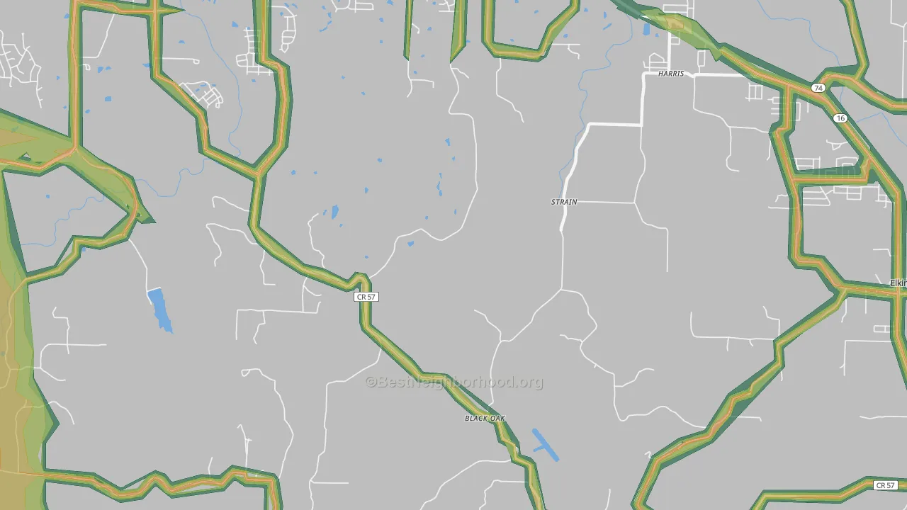 Crosses, AR Map of Noise Levels in Crosses