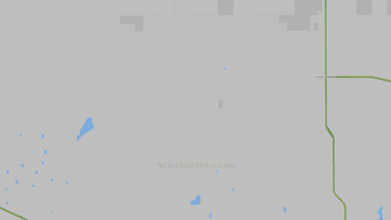 Crossroads, NM Map of Noise Levels in Crossroads