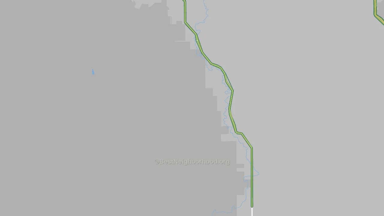 Curtis, WA Map of Noise Levels in Curtis