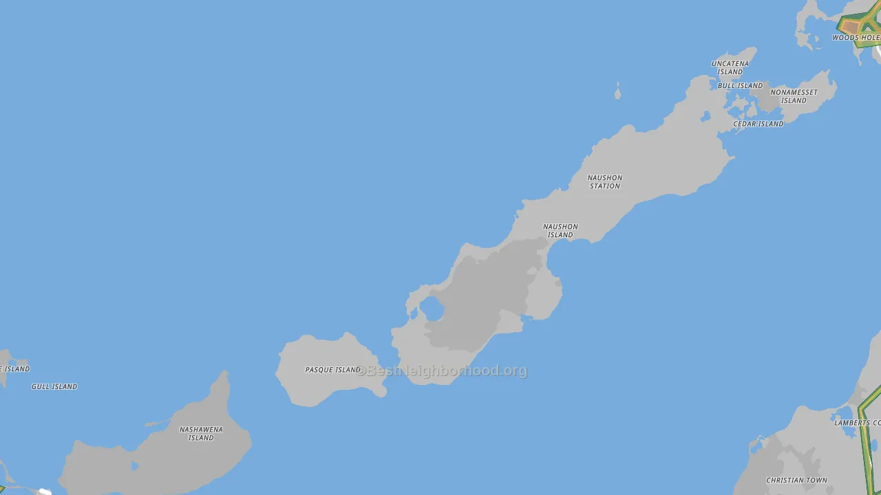 Cuttyhunk, MA Map of Noise Levels in Cuttyhunk