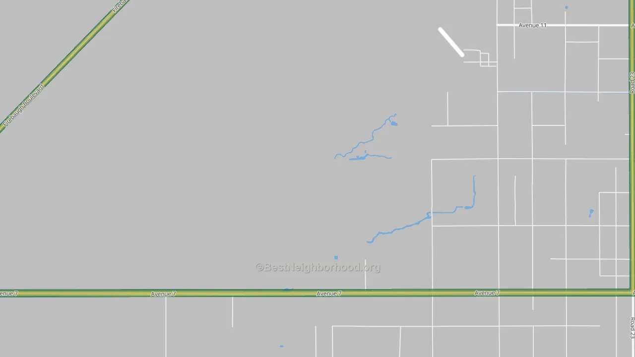 Daulton, CA Map of Noise Levels in Daulton
