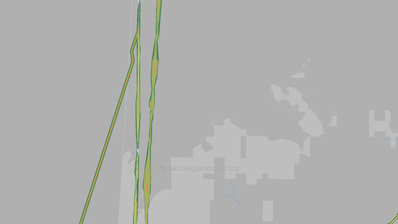 Diamond Lake Junction, OR Map of Noise Levels in Diamond Lake Junction