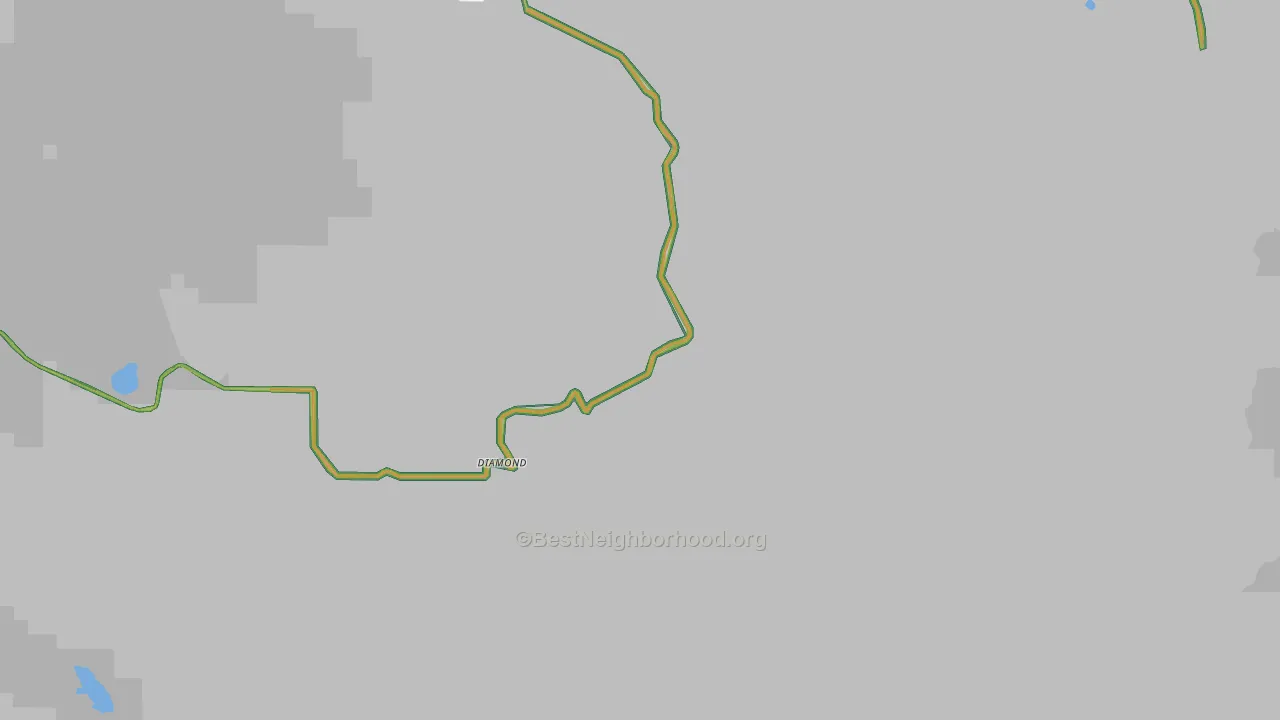 Diamond, OR Map of Noise Levels in Diamond