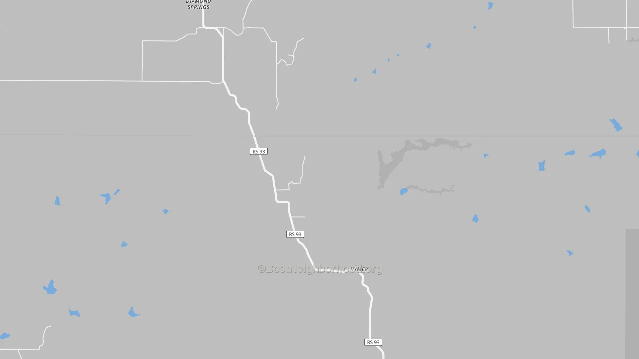 Diamond Springs, KS Map of Noise Levels in Diamond Springs