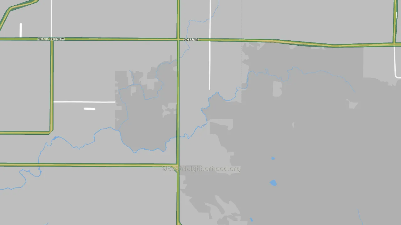 Doering, WI Map of Noise Levels in Doering