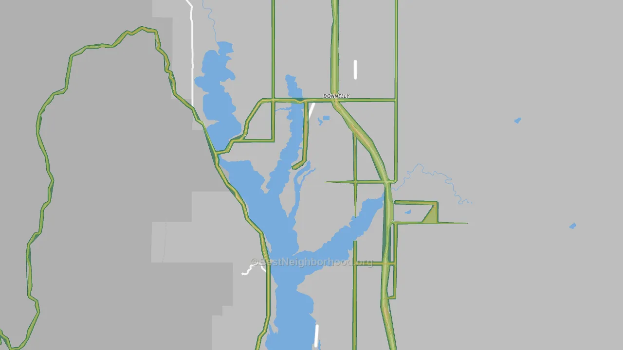 Donnelly, ID Map of Noise Levels in Donnelly