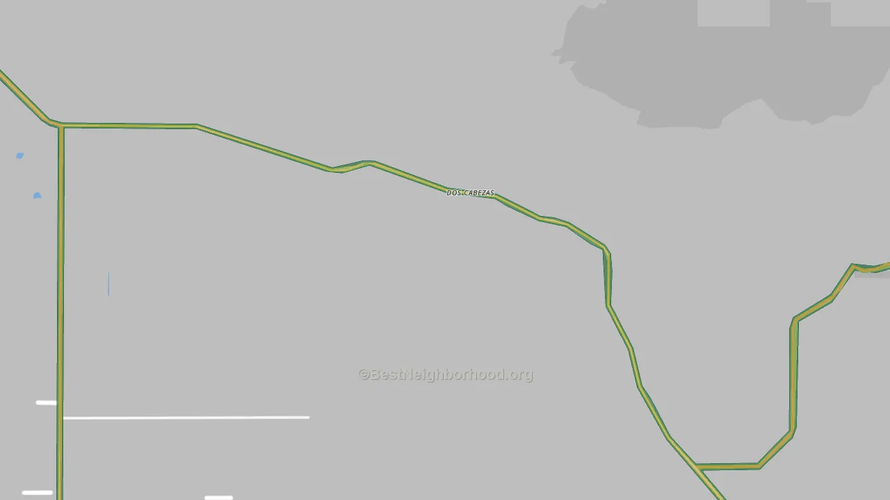 Dos Cabezas, AZ Map of Noise Levels in Dos Cabezas