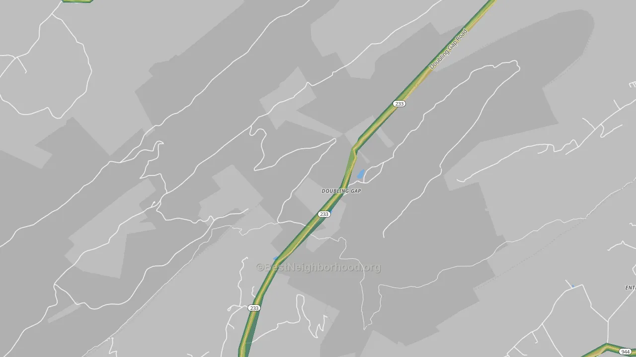 Doubling Gap, PA Map of Noise Levels in Doubling Gap