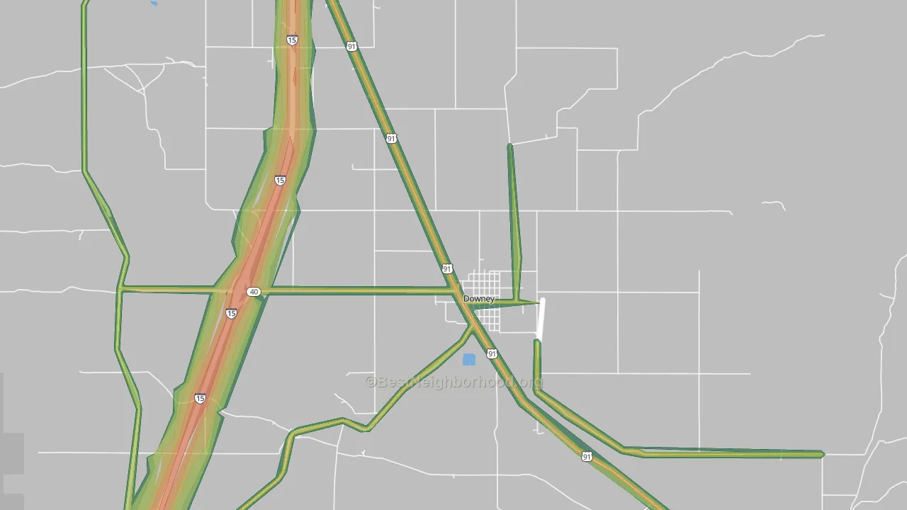 Downey, ID Map of Noise Levels in Downey