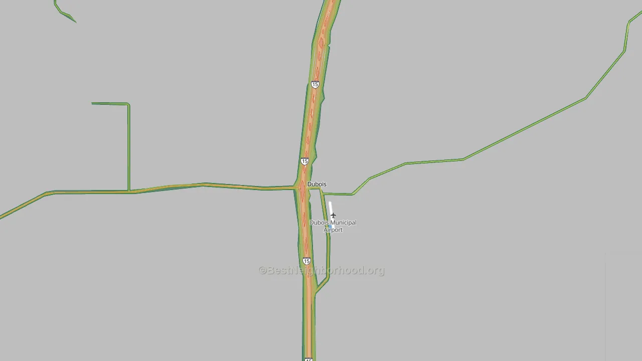 Dubois, ID Map of Noise Levels in Dubois