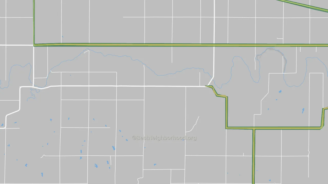 Dubuque, KS Map of Noise Levels in Dubuque
