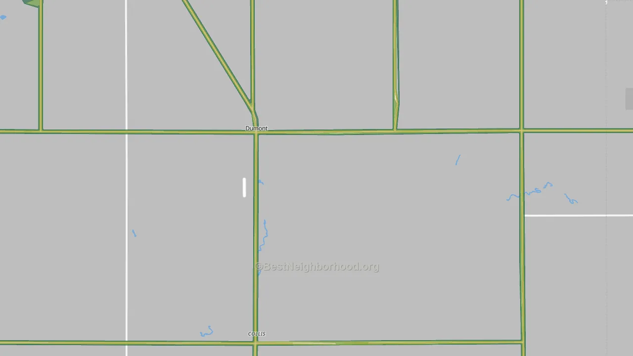 Dumont, MN Map of Noise Levels in Dumont